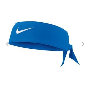 Blue nike dri fit headband